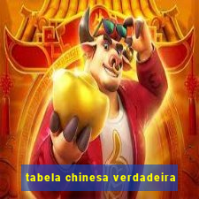 tabela chinesa verdadeira